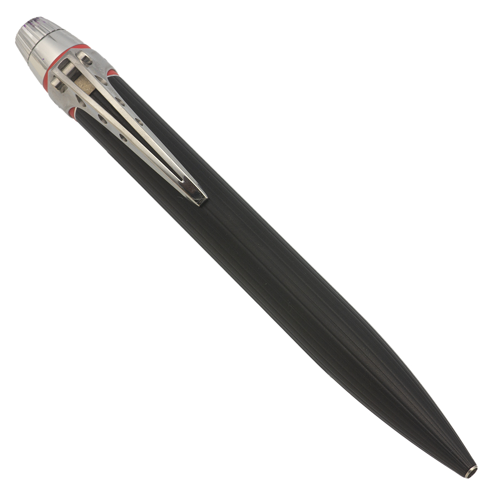 Jorg Hysek Kilada Ballpoint Pen (circa 2003) - Matte Black w Red